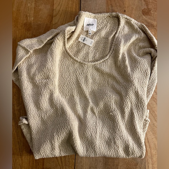 NWT Aerie Oversized Voop Sweater oversized Large - Picture 14 of 14
